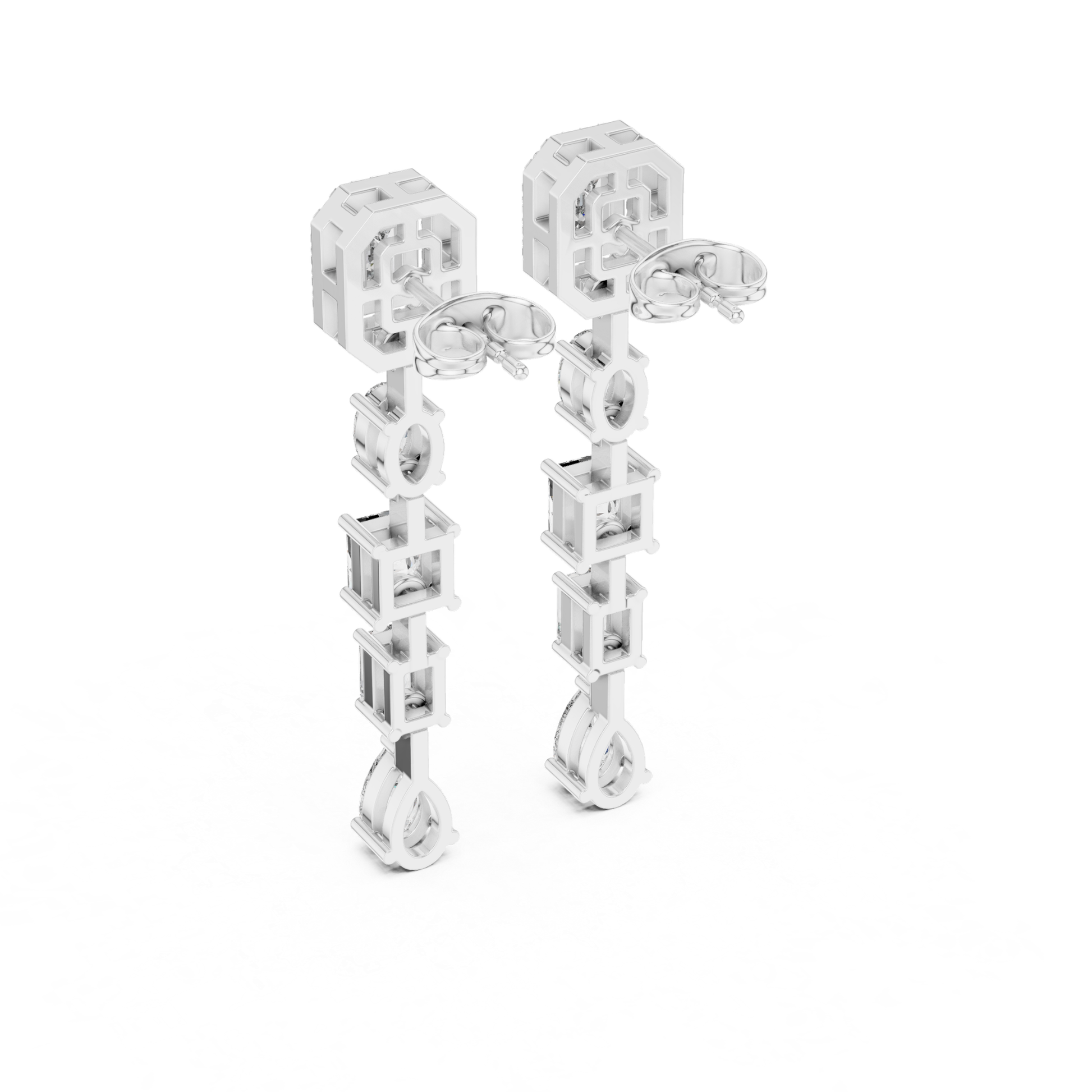 Back view white gold emerald halo diamond earrings
Rear view diamond drop earrings in white gold
White gold dangle earrings back profile
Back angle emerald halo diamond earrings
White gold linear diamond earrings rear view
Open gallery diamond drop earrings back side
Rear profile mixed shape diamond earrings
White gold geometric diamond earrings back view
Diamond dangle earrings rear angle in white gold
Back side white gold diamond drop earrings