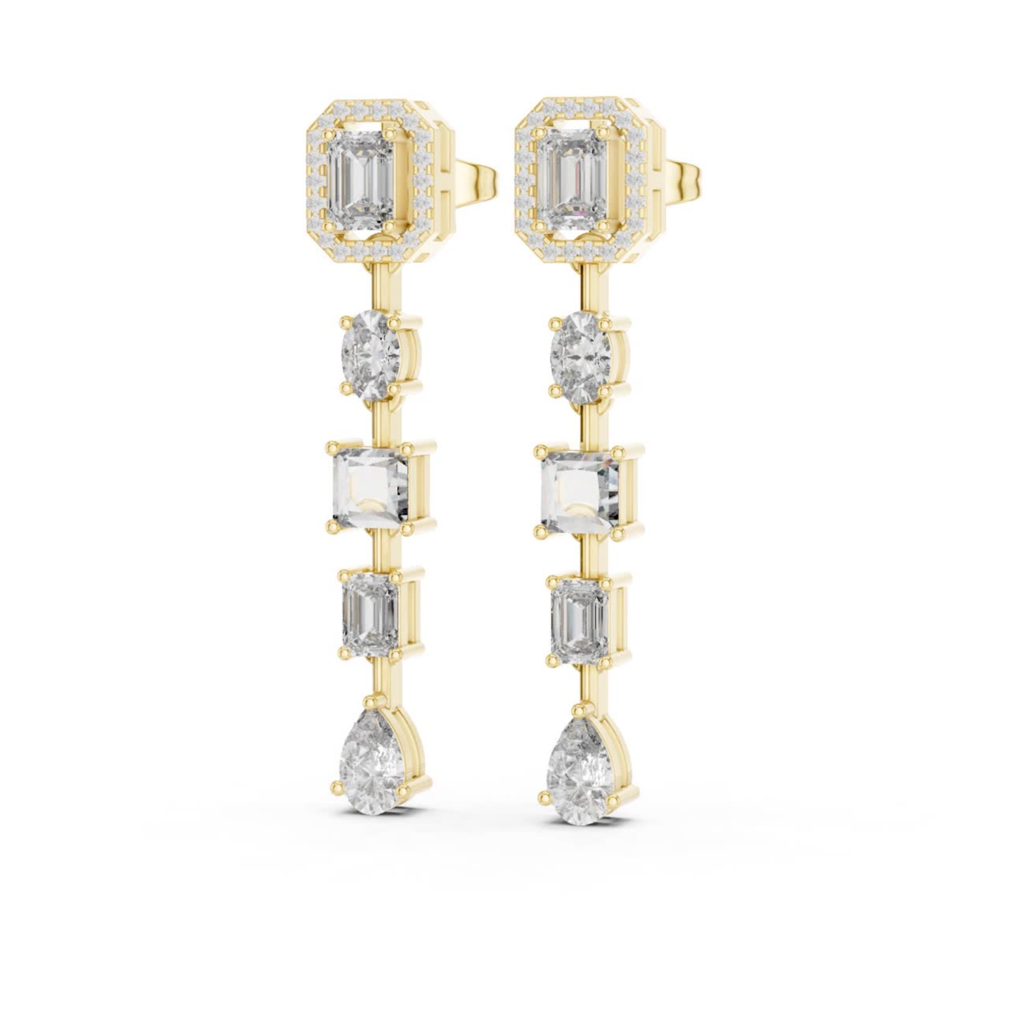 Yellow gold emerald halo diamond drop earrings
Emerald cut halo diamond linear earrings
Yellow gold mixed shape diamond dangle earrings
Emerald and pear diamond drop earrings
Long diamond drop earrings in yellow gold
Oval square and pear diamond earrings
Yellow gold geometric diamond earrings
Halo emerald diamond dangle earrings
Multi shape diamond linear drop earrings
Yellow gold diamond statement drop earrings
