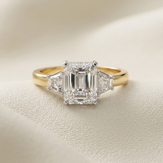 Emerald Tapered Diamond Engagement Ring
Emerald Cut Three Stone Ring
Tapered Side Diamond Ring
Emerald Solitaire Diamond Ring
Emerald Cut Bridal Ring
Step Cut Diamond Engagement Ring
Emerald Center Stone Ring
Trapezoid Diamond Ring
Emerald Diamond Gold Ring
Luxury Emerald Diamond Ring