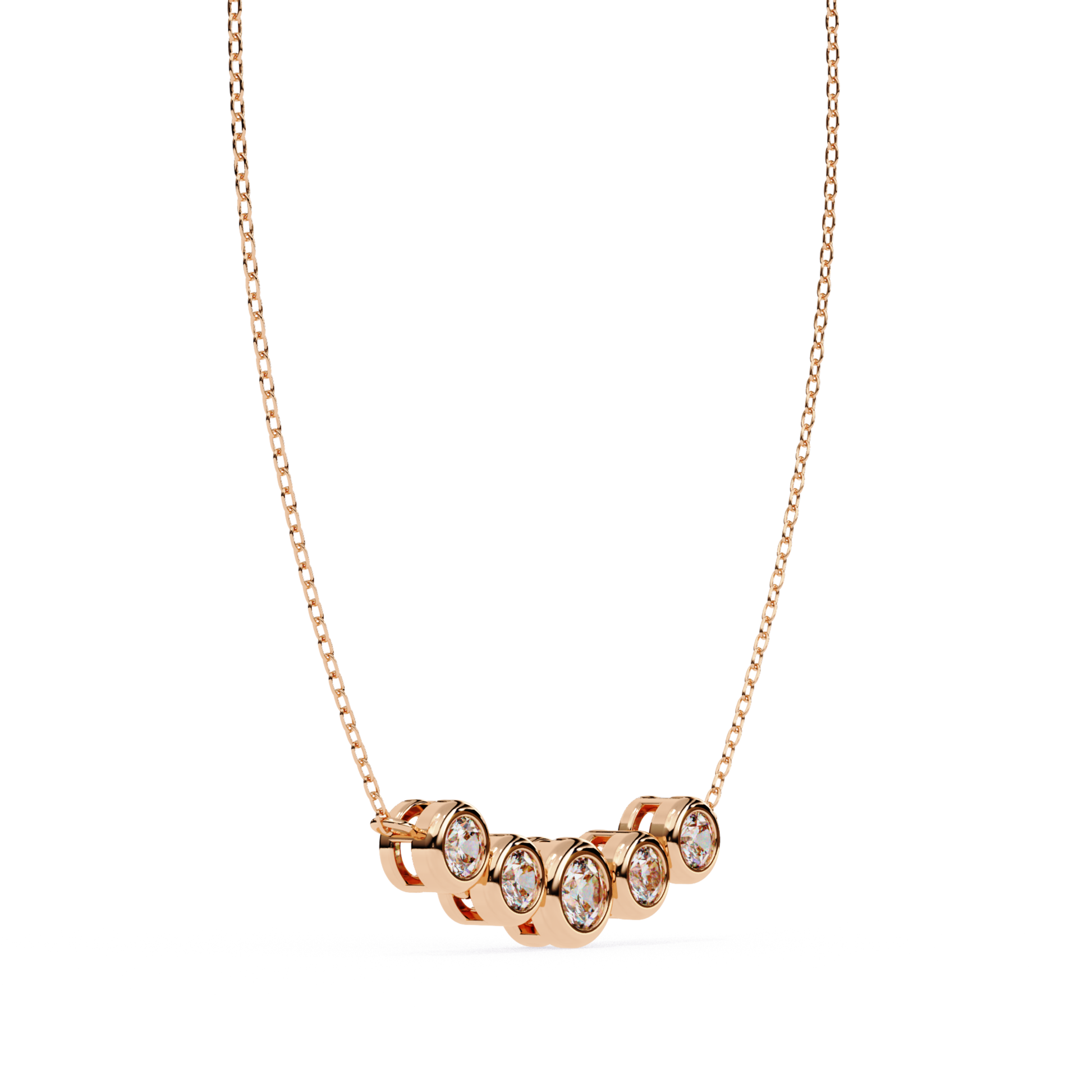 Rose Gold Round Diamond Necklace Side View
Five Stone Round Diamond Necklace Rose Gold Side View
Rose Gold Diamond Necklace Side Design
Round Diamond Bezel Necklace Rose Gold Side View
Rose Gold Necklace With Round Diamond Details
Five Round Diamond Chain Necklace Rose Gold
Rose Gold Diamond Necklace Profile View
Round Diamond Necklace Setting Rose Gold Side
Rose Gold Bezel Diamond Necklace Design
Rose Gold Diamond Necklace With Circular Stones