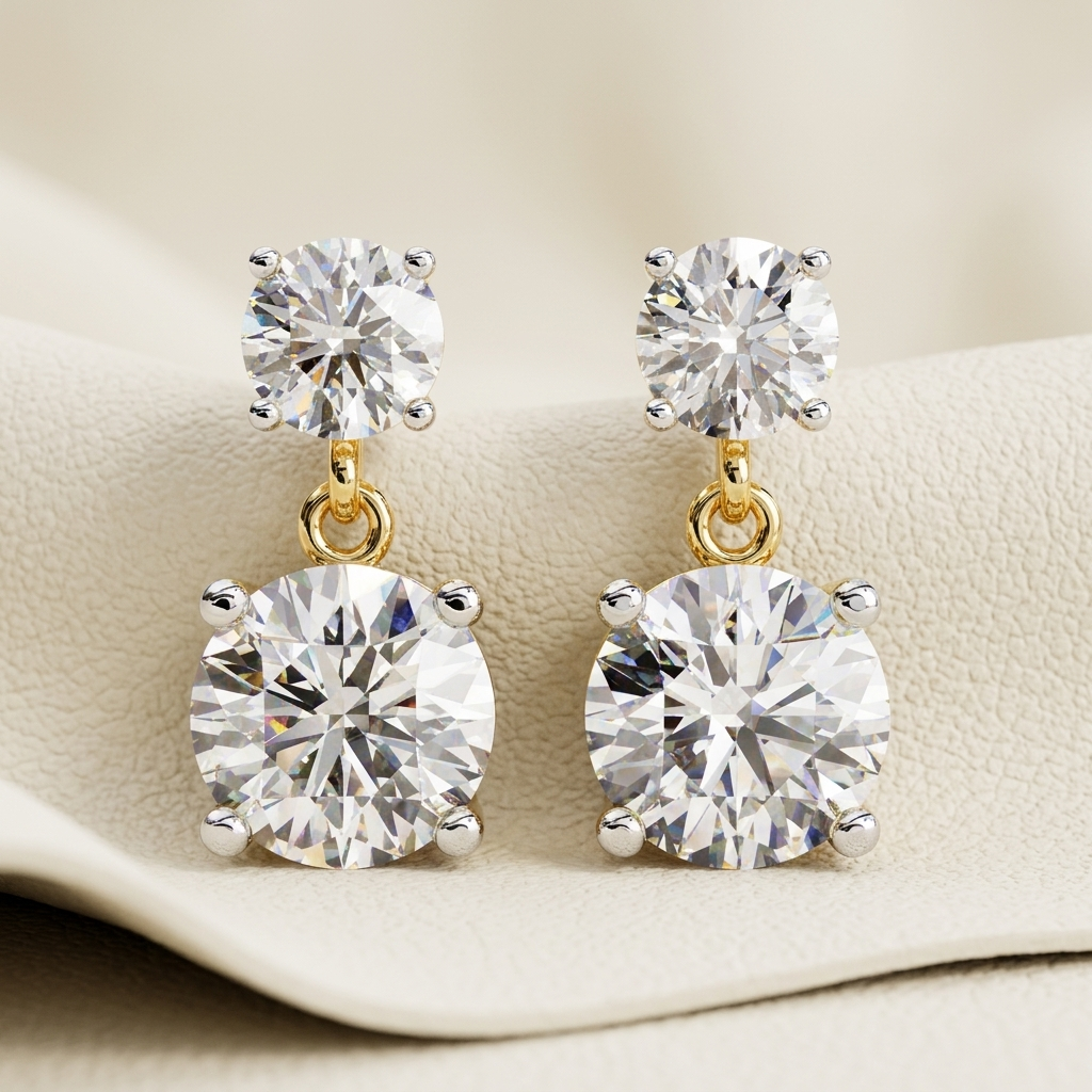 Floating Round Diamond Drop Stud Earrings
Round Solitaire Drop Earrings
Double Round Diamond Drops
Linked Diamond Stud Earrings
Round Dangle Diamond Earrings
Minimal Round Drop Earrings
Classic Diamond Drop Studs
Four Prong Diamond Dangles
Round Diamond Drop Jewelry
Elegant Round Drop Earrings