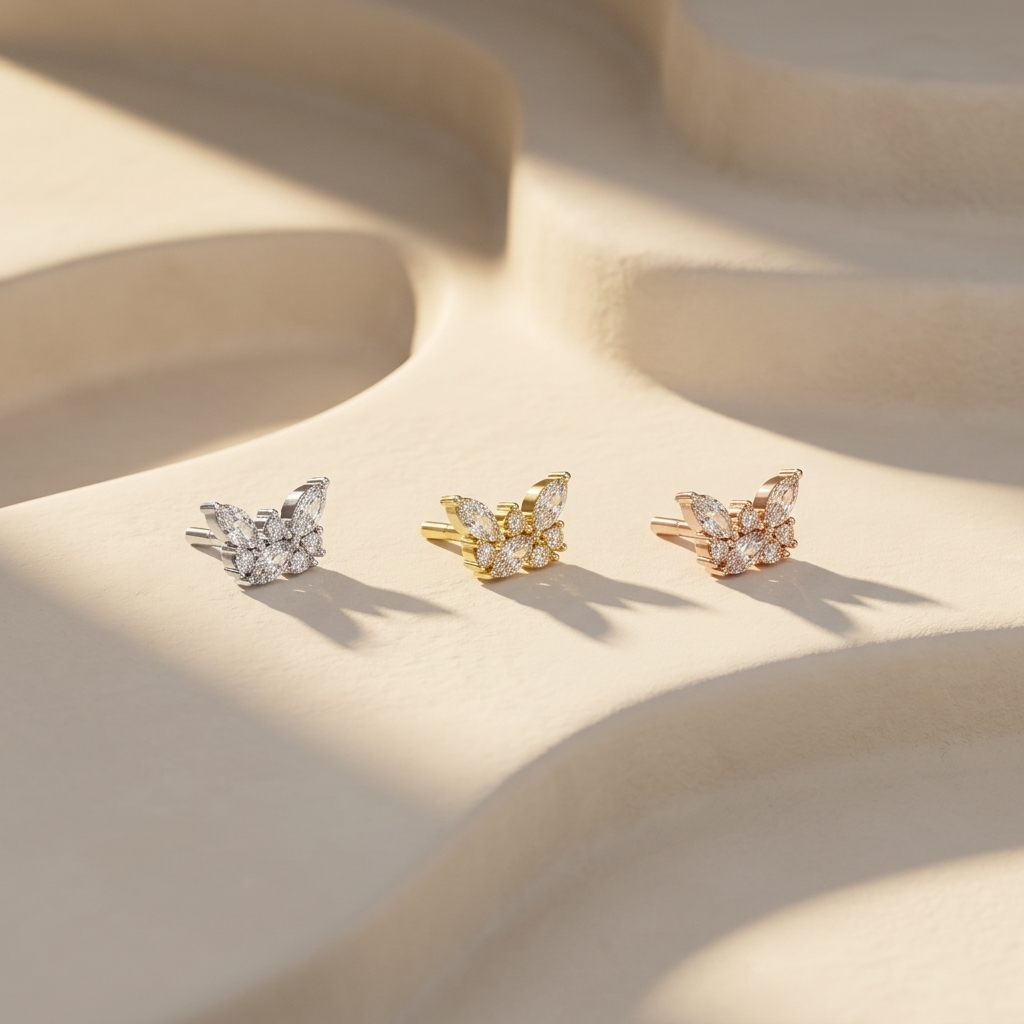 Floral Marquise Diamond Stud Earrings Collection In White Gold Yellow Gold And Rose Gold
Three Gold Tone Marquise Diamond Stud Earrings With Delicate Floral Cluster Design
Elegant Marquise And Round Diamond Stud Earrings Collection In Three Metal Finishes
Luxury Floral Cluster Diamond Stud Earrings Available In White Yellow And Rose Gold
Premium Marquise Diamond Earrings Featuring Round Brilliant Accent Diamonds
Designer Floral Inspired Diamond Stud Earrings In White Yellow And Rose Gold
Fine Marquise And R