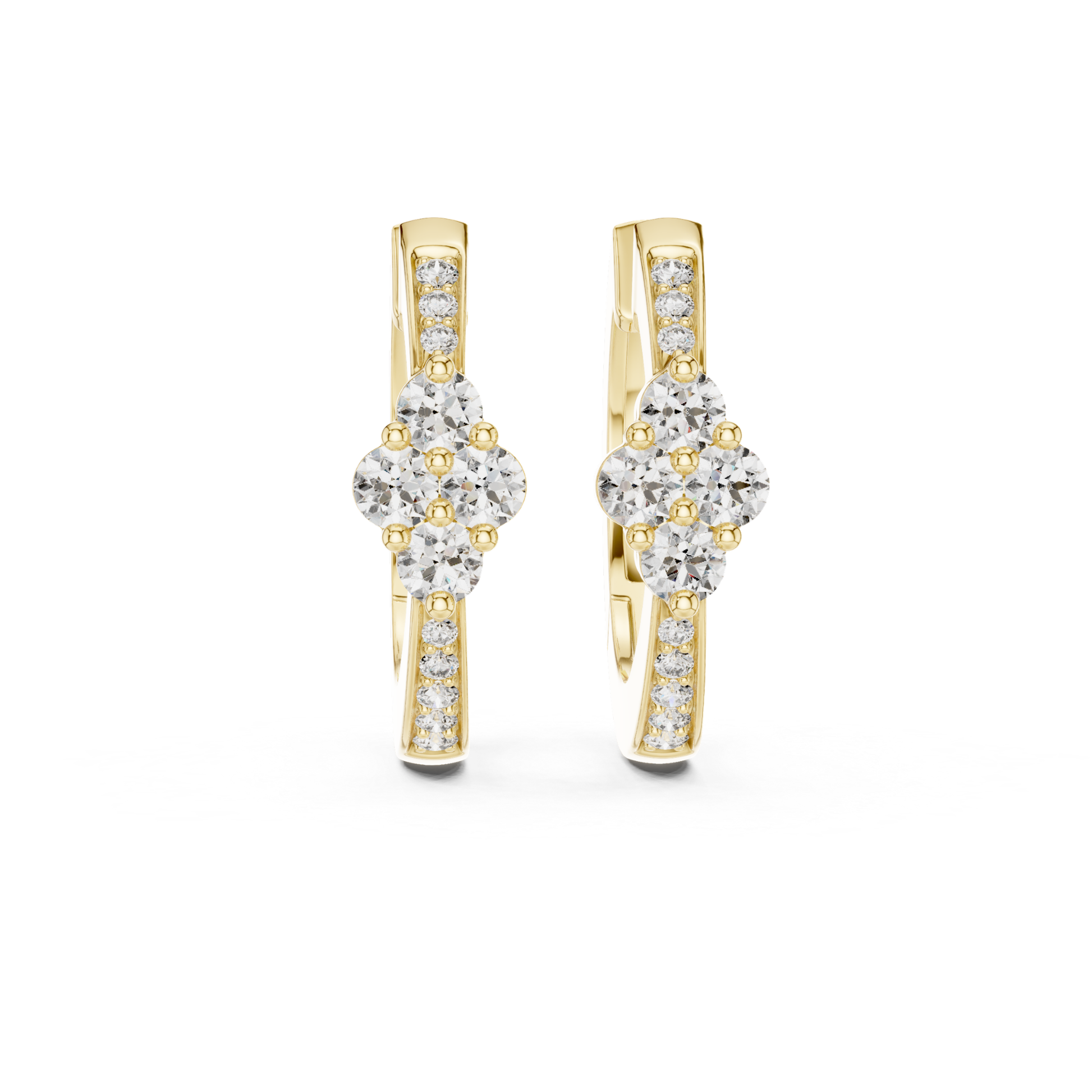 Floral round diamond hoop earrings yellow gold
Round diamond flower cluster earrings yellow gold
Yellow gold hoop earrings floral round diamond
Round diamond floral hoop earrings pave detailing
Flower shaped round diamond earrings yellow gold
Yellow gold diamond hoop earrings floral cluster
Round diamond flower motif earrings front profile
Floral diamond hoop earrings round stone arrangement
Yellow gold hoop earrings round diamond cluster
Floral round diamond hoop earrings yellow gold