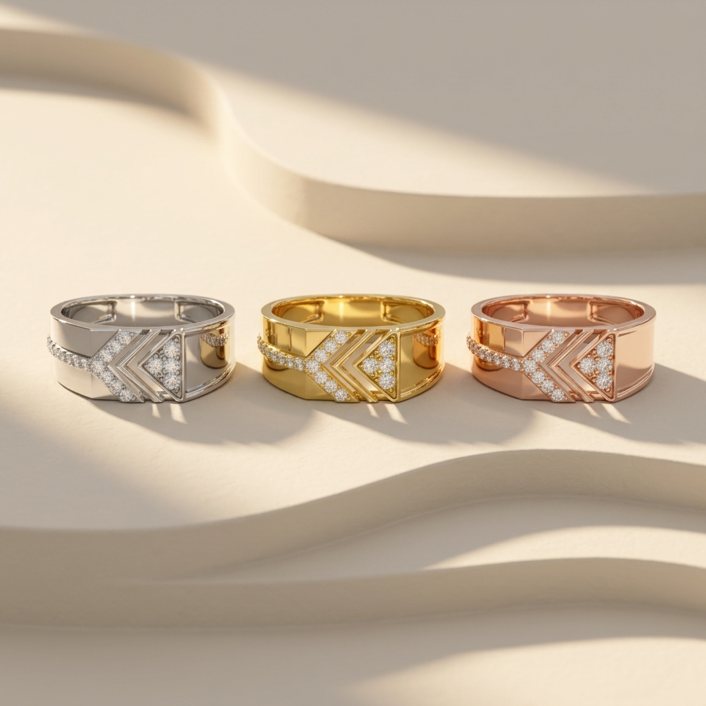 Geometric diamond band ring collection in yellow white and rose gold
Three metal options for geometric diamond band rings
Geometric diamond band rings in yellow white and rose gold
Luxury geometric diamond band ring collection
Fine jewelry geometric diamond band rings in multiple metals
Premium geometric diamond band ring collection
Contemporary geometric diamond band rings in three finishes
Elegant wide geometric diamond band rings
Statement geometric diamond band ring collection
Men's geometric diamond ba