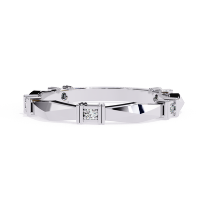 Sleek white gold bracelet with geometric diamond accents
Luxury bracelet featuring a modern angular design
Premium white gold bracelet with refined diamond detailing
Contemporary bracelet with structured geometric pattern
Designer piece showcasing clean and polished craftsmanship
Sophisticated bracelet for a modern elegant look
High-end white gold bracelet with subtle diamond highlights
Stylish accessory with bold and sharp design lines
Elegant bracelet combining minimalism and luxury
Statement bracelet per