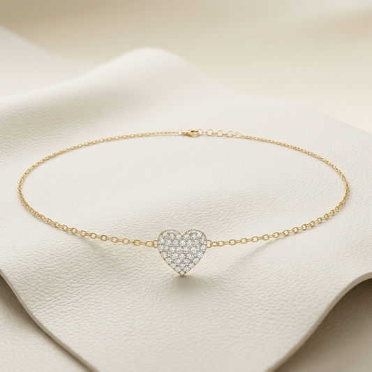 Heart Round Diamond Chain Bracelet Front View Design
Round Diamond Heart Bracelet Yellow Gold Finish
Heart Shape Round Diamond Bracelet Fine Jewelry
Delicate Round Diamond Heart Chain Bracelet Style
Pavé Round Diamond Heart Bracelet Gold Design
Lab Grown Round Diamond Heart Bracelet Display
Elegant Heart Round Diamond Bracelet Close View
Minimal Round Diamond Heart Bracelet Fine Style
Luxury Heart Round Diamond Chain Bracelet Design
Classic Round Diamond Heart Bracelet Product View