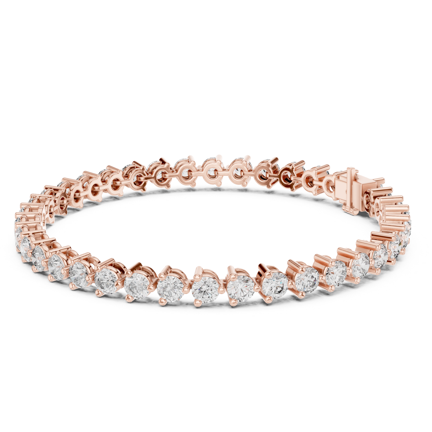 Rose gold round diamond tennis bracelet
Luxury rose gold diamond bracelet
Elegant rose gold round bracelet
Rose gold bracelet with diamonds
Fine jewelry tennis bracelet
Classic rose gold diamond jewelry
Sparkling round diamond bracelet
Premium rose gold bracelet close up
Womens rose gold diamond bracelet
Rose gold round stone bracelet