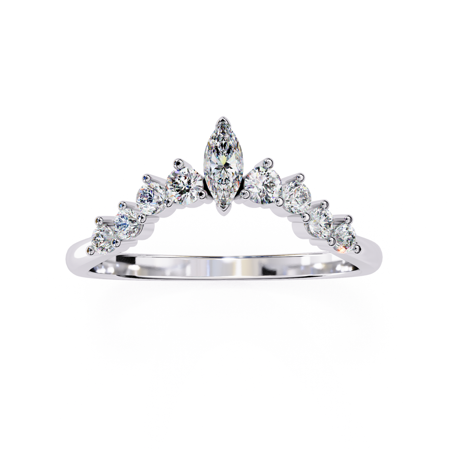 White Gold Marquise Diamond Curved Wedding Band
Marquise Diamond Curved Ring In White Gold Style
Round Diamond Accent Band With White Gold Finish
White Gold Curved Diamond Ring Modern Design
Marquise Center Diamond Band White Gold Details
Diamond Curved Band In White Gold Premium Finish
White Gold Marquise Shape Diamond Ring Design
Curved Wedding Band With Diamond Side Details
White Gold Diamond Band Elegant Modern Design
Marquise Diamond Ring White Gold Classic Style