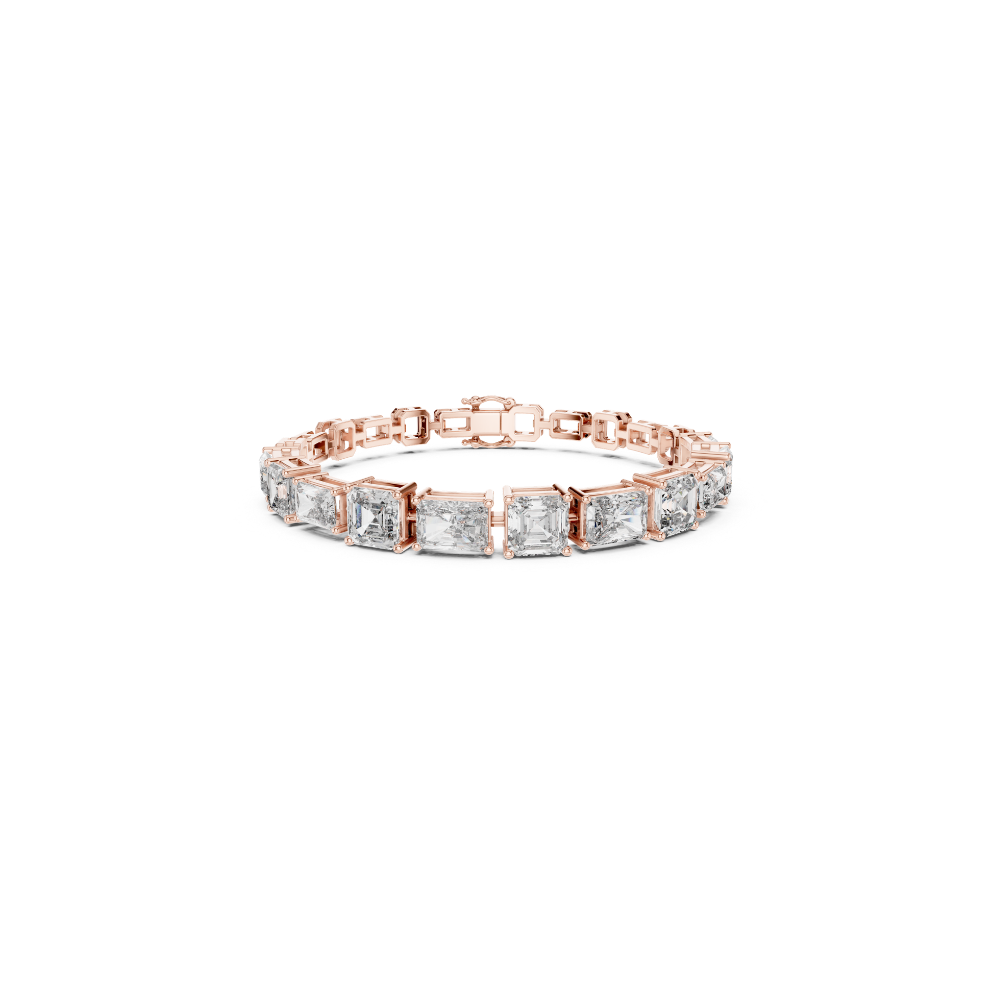Rose gold tennis bracelet with mixed shape diamond
Elegant diamond bracelet in polished rose gold
Fancy shape diamond bracelet with modern design
Rose gold bracelet with emerald and trillion stones
Luxury mixed cut diamond bracelet with secure clasp
Fine rose gold bracelet with geometric diamonds
Statement tennis bracelet with mixed diamond shapes
Delicate rose gold bracelet with fancy cut stones
Premium diamond bracelet with unique stone arrangement
Classic rose gold bracelet with mixed diamond