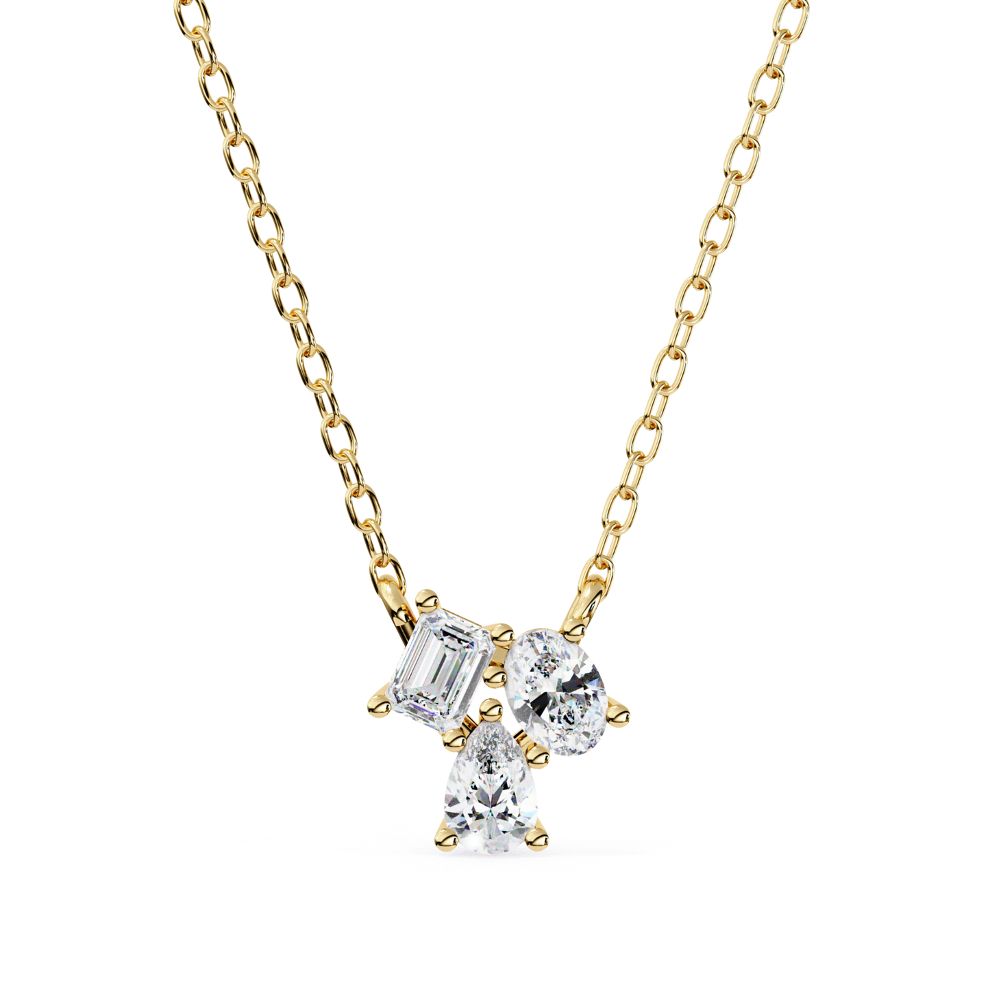 Yellow Gold Mixed Shape Diamond Necklace
Yellow Gold Diamond Pendant Necklace Design
Three Stone Mixed Diamond Necklace Yellow Gold
Yellow Gold Necklace With Pear Round Emerald Diamonds
Mixed Cut Diamond Pendant Yellow Gold
Yellow Gold Diamond Necklace With Prong Setting
Multi Shape Diamond Necklace Yellow Gold
Yellow Gold Diamond Chain Necklace Design
Mixed Diamond Pendant Necklace Yellow Gold
Yellow Gold Necklace With Different Diamond Shapes