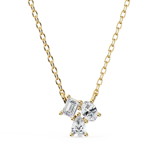 Yellow Gold Mixed Shape Diamond Necklace
Yellow Gold Diamond Pendant Necklace Design
Three Stone Mixed Diamond Necklace Yellow Gold
Yellow Gold Necklace With Pear Round Emerald Diamonds
Mixed Cut Diamond Pendant Yellow Gold
Yellow Gold Diamond Necklace With Prong Setting
Multi Shape Diamond Necklace Yellow Gold
Yellow Gold Diamond Chain Necklace Design
Mixed Diamond Pendant Necklace Yellow Gold
Yellow Gold Necklace With Different Diamond Shapes