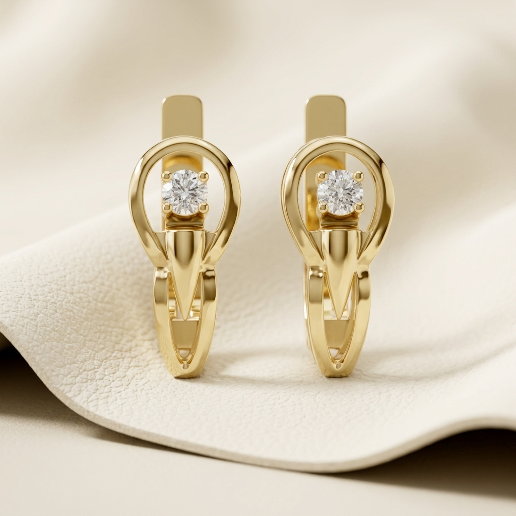 Modern yellow gold floating diamond earrings
Elegant solitaire diamond drop earrings
Minimalist yellow gold diamond earrings
Fine jewelry floating diamond earrings
Premium gold earrings with round diamond
Contemporary diamond earrings close up
Luxury yellow gold stud drop earrings
Designer floating diamond jewelry
Brilliant round diamond gold earrings
Minimal gold diamond earrings product photo