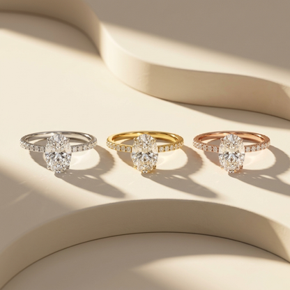 Oval Cut Diamond Solitaire Ring Three Gold Colors
Oval Diamond Solitaire Rings in White Yellow Rose Gold
Three Gold Oval Cut Diamond Solitaire Rings
Oval Cut Diamond Ring Metal Comparison
White Yellow Rose Gold Solitaire Diamond Rings
Oval Cut Solitaire Ring in Three Gold Finishes
Three Color Oval Diamond Ring Collection
Oval Solitaire Diamond Rings Gold Color Options
Oval Cut Diamond Ring White Yellow Rose Gold
Three Metal Oval Cut Diamond Solitaire Ring Display
