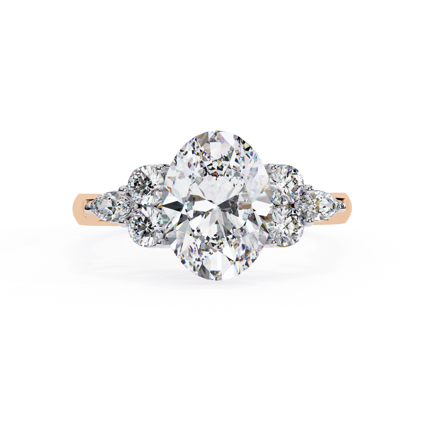 Oval Diamond Cluster Engagement Ring Rose Gold
Oval Diamond Ring With Round Side Stones
Rose Gold Oval Diamond Cluster Ring
Oval Diamond Ring With Pear Side Diamonds
Oval Center Diamond Multi Stone Ring
Oval Diamond Ring With Floral Cluster Design
Oval Diamond Engagement Ring With Accent Stones
Oval Diamond Ring With Round And Pear Diamonds
Oval Cluster Diamond Ring In Rose Gold
Oval Diamond Statement Ring Rose Gold