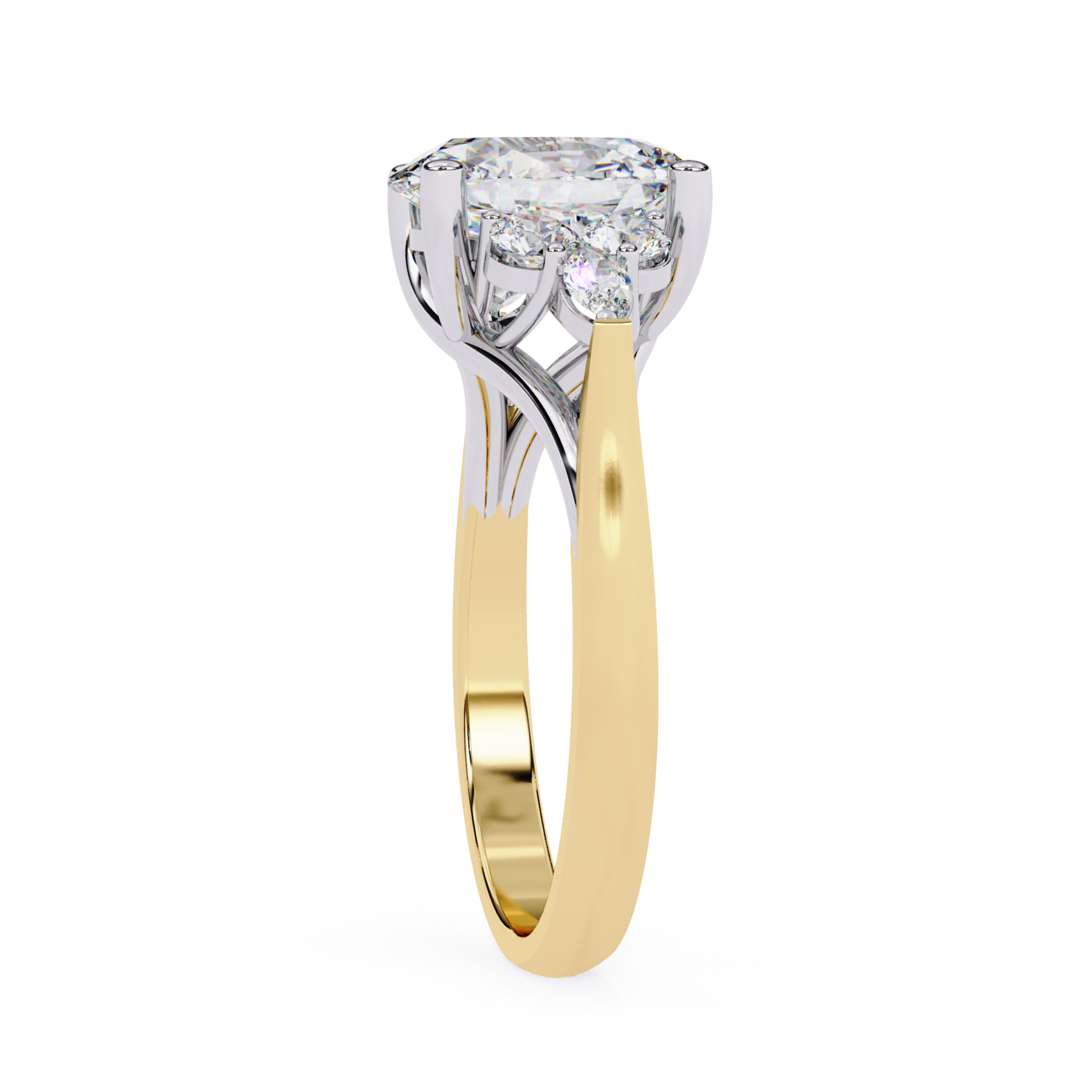 Oval Diamond Cluster Ring Side View Yellow Gold
Side View Of Oval Diamond Cluster Ring
Oval Diamond Ring With Floral Gallery
Oval Cluster Ring Side Profile
Yellow Gold Oval Diamond Ring Side Angle
Oval Diamond Ring With Open Gallery Setting
Oval Diamond Ring With Multi Stone Basket
Oval Cluster Engagement Ring Side View
Oval Diamond Ring Showing Cathedral Setting
Oval Diamond Ring With Pear Side Stones