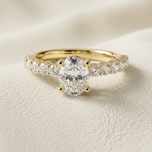 Oval diamond engagement ring gold
Elegant oval diamond ring close up
Luxury gold ring with oval diamond
Classic oval diamond engagement ring
Premium gold diamond ring design
Sparkling oval diamond ring style
Fine jewelry engagement ring close view
Stylish gold ring with oval diamond
Beautiful oval diamond ring
High quality engagement ring design