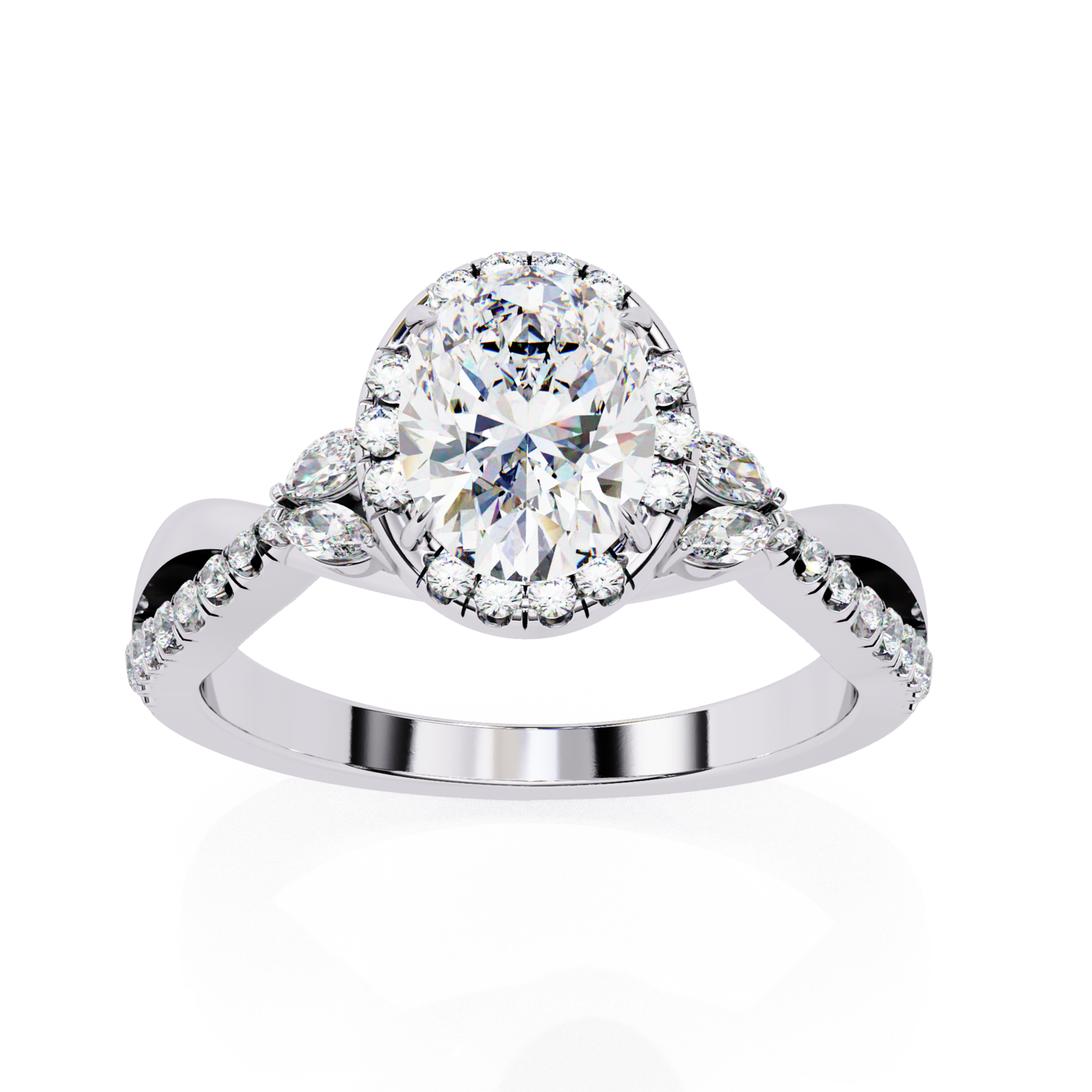 Oval Halo Diamond Ring With Marquise Side Stones
White Gold Oval Halo Diamond Engagement Ring
Oval Diamond Halo Ring With Twisted Shank
Oval Halo Ring With Marquise Diamond Accents
Oval Center Diamond Ring With Halo Setting
White Gold Oval Ring With Diamond Halo
Oval Diamond Ring With Crossover Band Design
Oval Halo Engagement Ring Front View
Oval Halo Ring With Leaf Style Side Stones
Oval Halo Marquise Diamond Ring White Gold