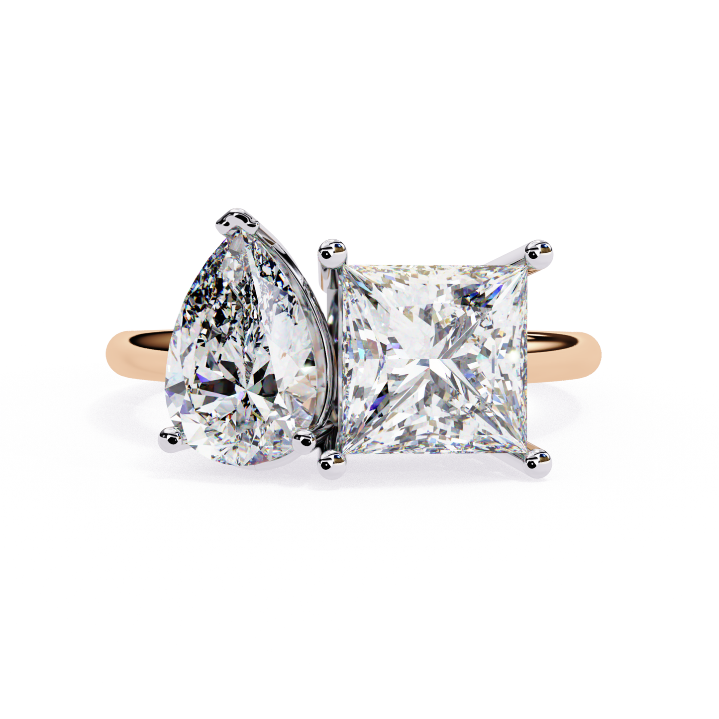Pear Princess Diamond Two Stone Ring In Rose Gold
Rose Gold Pear And Princess Diamond Ring
Two Stone Ring With Pear And Princess Diamonds
Pear Cut And Princess Cut Diamond Ring
Modern Pear Princess Diamond Ring In Rose Gold
Prong Set Pear Princess Diamond Ring
Rose Gold Open Style Diamond Ring
Pear And Princess Diamond Engagement Ring
Elegant Two Stone Diamond Ring In Rose Gold
Minimal Pear Princess Diamond Ring