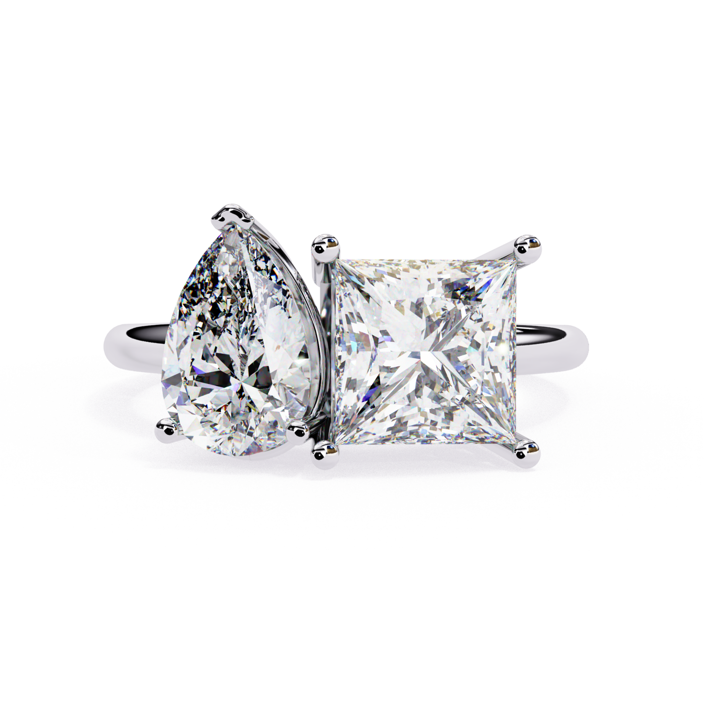 Pear Princess Diamond Two Stone Ring In White Gold
White Gold Pear And Princess Diamond Ring
Two Stone Ring With Pear And Princess Diamonds
Pear Cut And Princess Cut Diamond Ring
Modern Pear Princess Diamond Ring In White Gold
Prong Set Pear Princess Diamond Ring
White Gold Open Style Diamond Ring
Pear And Princess Diamond Engagement Ring
Elegant Two Stone Diamond Ring In White Gold
Minimal Pear Princess Diamond Ring