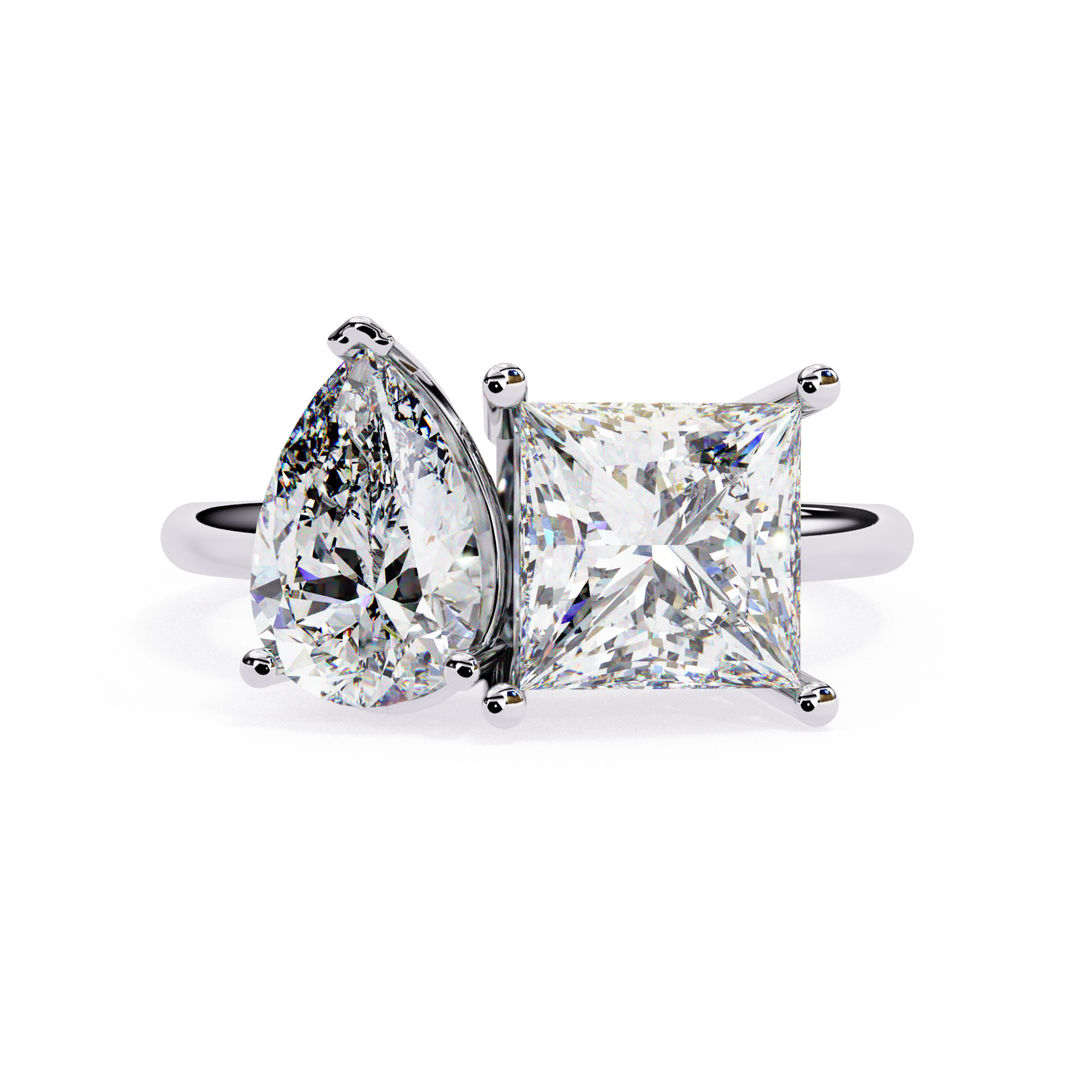 Pear Princess Diamond Two Stone Ring In White Gold
White Gold Pear And Princess Diamond Ring
Two Stone Ring With Pear And Princess Diamonds
Pear Cut And Princess Cut Diamond Ring
Modern Pear Princess Diamond Ring In White Gold
Prong Set Pear Princess Diamond Ring
White Gold Open Style Diamond Ring
Pear And Princess Diamond Engagement Ring
Elegant Two Stone Diamond Ring In White Gold
Minimal Pear Princess Diamond Ring