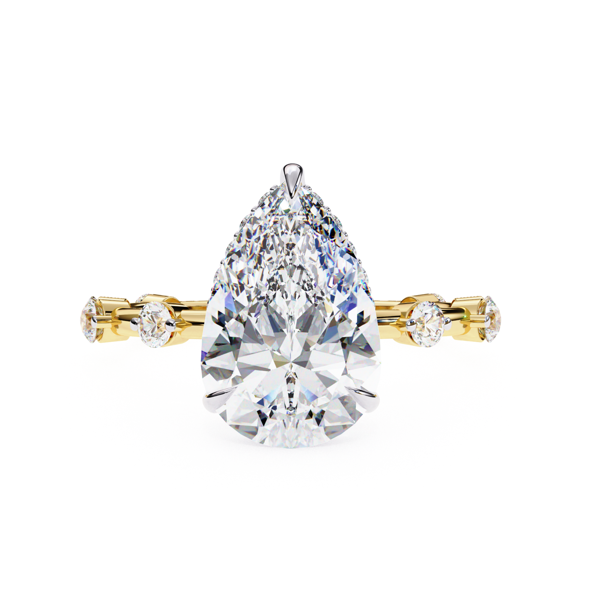 Pear diamond ring
Yellow gold pear cut ring
Elegant pear diamond band
Pear shape diamond in yellow gold
Shiny pear diamond ring
Yellow gold diamond ring
Solitaire pear-cut diamond
Classic pear diamond setting
Pear diamond on yellow gold band
Luxurious pear diamond ring
