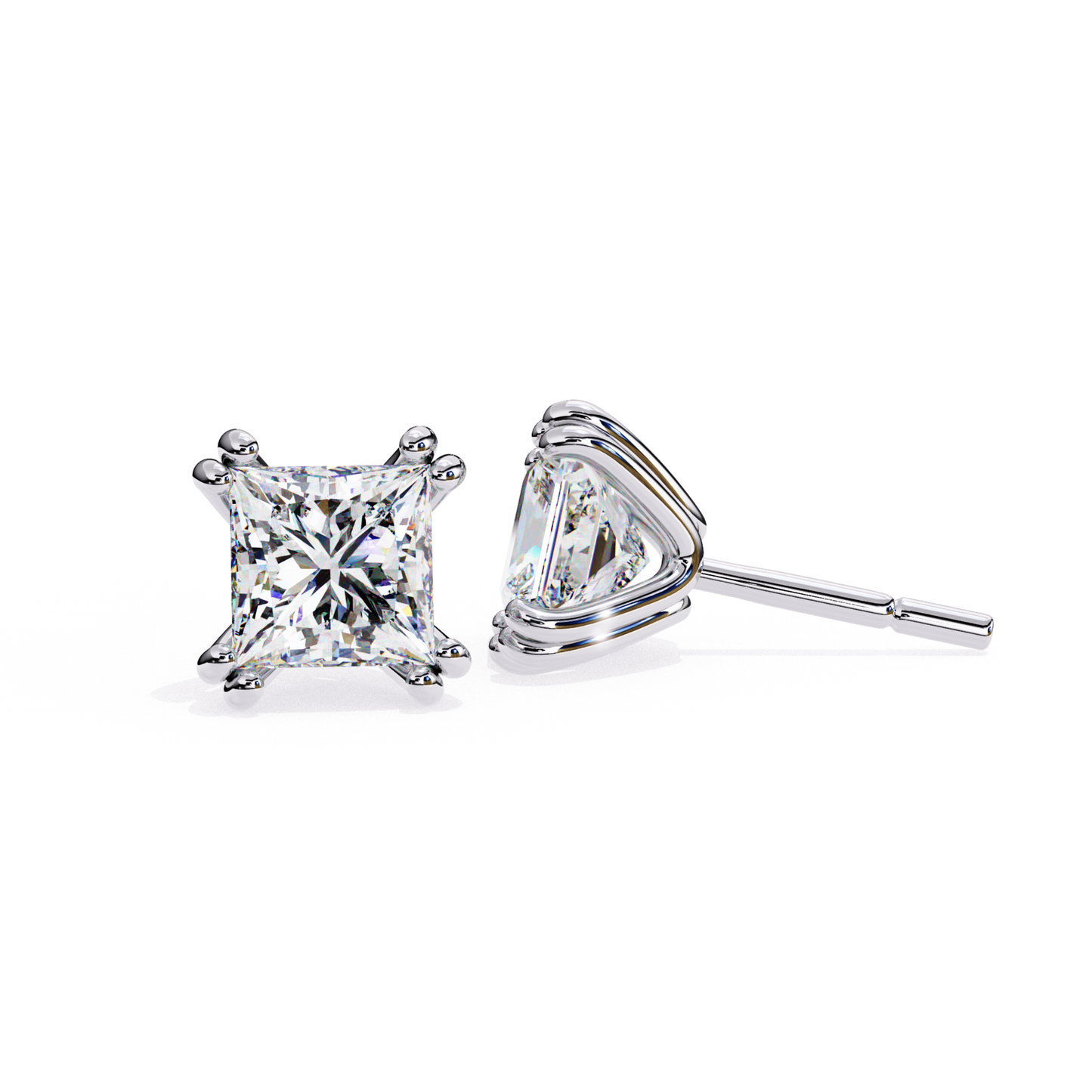 Princess Cut Diamond Stud Earrings Side Profile White Gold
White Gold Princess Diamond Stud Earrings Side View
Princess Cut Stud Earrings With Basket Setting Gold
Four Prong Princess Diamond Stud Side Profile Gold
Square Diamond Stud Earrings Basket Setting Gold
Princess Cut Diamond Stud Earrings Side Angle Gold
White Gold Princess Stud Earrings Profile View
Princess Diamond Stud Earrings With Open Basket
Square Solitaire Stud Earrings Side Profile Gold
Princess Cut Diamond Stud Basket Setting White Gold