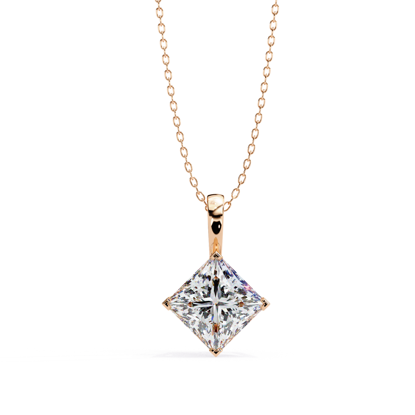 Princess Cut Diamond Necklace In Rose Gold With Delicate Chain
Elegant Rose Gold Pendant Featuring A Princess Cut Diamond
Sparkling Princess Cut Diamond Pendant In A Rose Gold Setting
Luxury Rose Gold Necklace With A Brilliant Princess Cut Diamond
Fine Jewelry Pendant Showcasing A Princess Cut Solitaire Diamond
Timeless Princess Diamond Pendant Crafted In Rose Gold
Minimalist Rose Gold Necklace With A Princess Cut Diamond
Brilliant Princess Cut Diamond Pendant On A Rose Gold Chain
Classic Rose Gold Pendant 