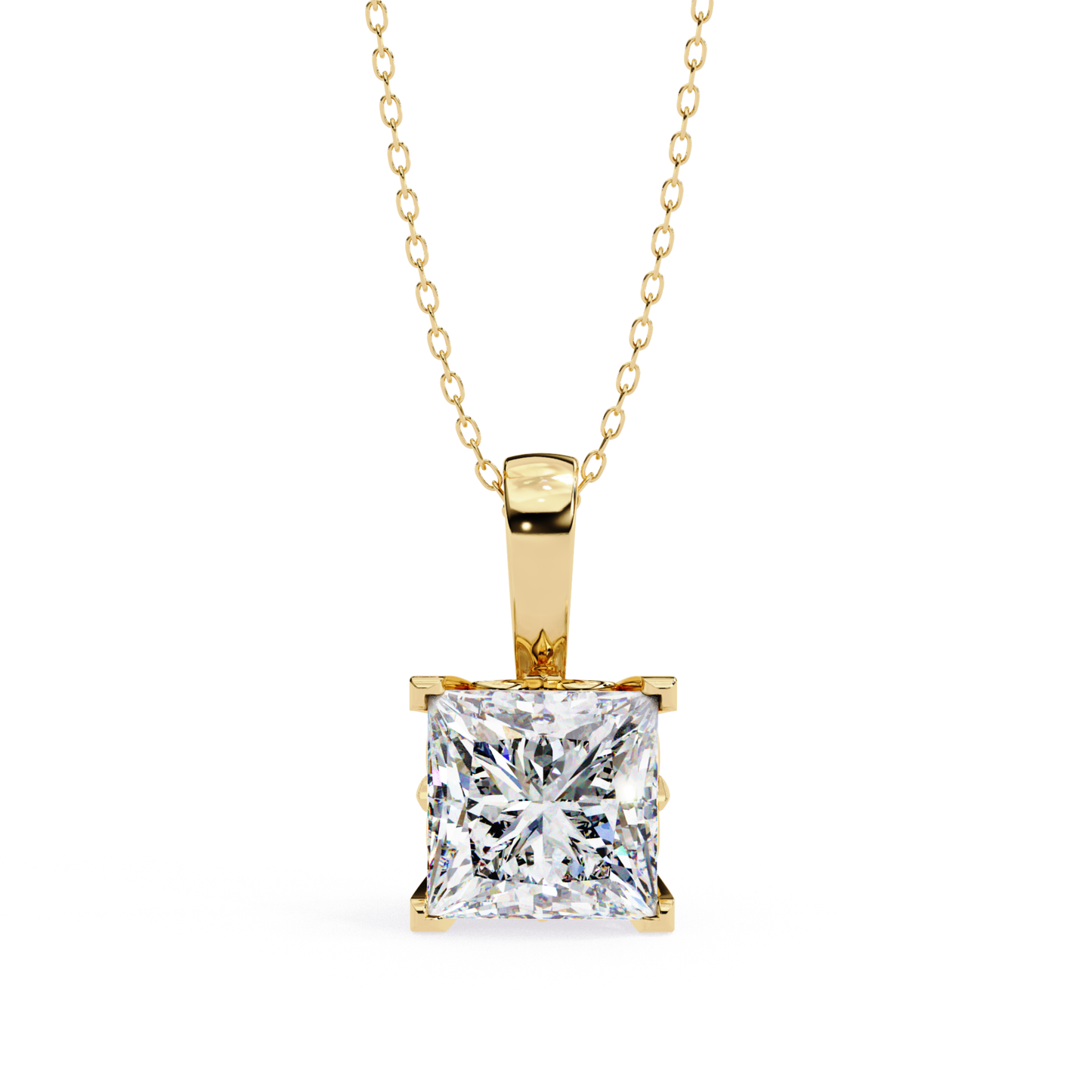 Elegant Princess Cut Diamond Pendant Necklace In Yellow Gold With Fine Chain
Classic Yellow Gold Princess Solitaire Diamond Necklace For Everyday Wear
Sparkling Princess Cut Diamond Pendant Necklace With Four Prong Setting
Fine Yellow Gold Princess Diamond Necklace Featuring A Brilliant Square Cut Stone
Timeless Princess Cut Solitaire Diamond Pendant On A Delicate Gold Chain
Luxury Princess Diamond Pendant Necklace With A Polished Yellow Gold Finish
Minimalist Princess Cut Diamond Necklace 