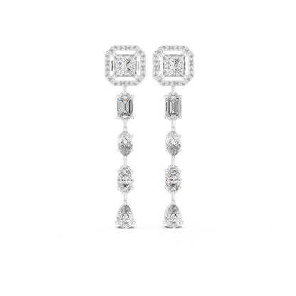 White gold princess cut diamond drop earrings
Halo diamond dangle earrings in white gold
Long diamond earrings with mixed stone cuts
White gold linear diamond drop earrings
Princess and pear diamond statement earrings
Elegant white gold diamond dangle earrings
Multi shape diamond drop earrings for women
Luxury halo diamond earrings in white gold
Modern geometric diamond drop earrings
White gold mixed cut diamond earrings