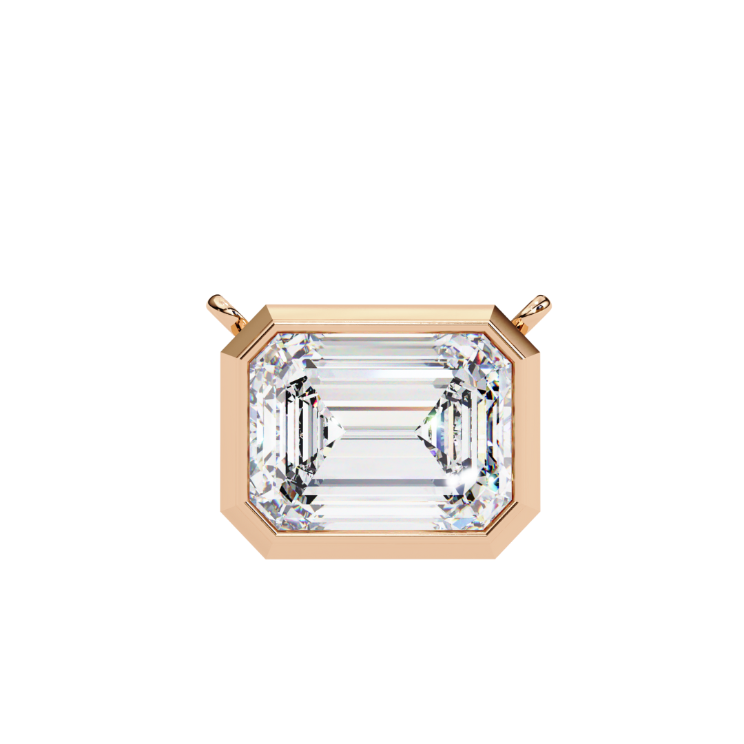 Regal Radiance Lab Grown Diamond Pendant with Chain | Luxury Fine Jewelry