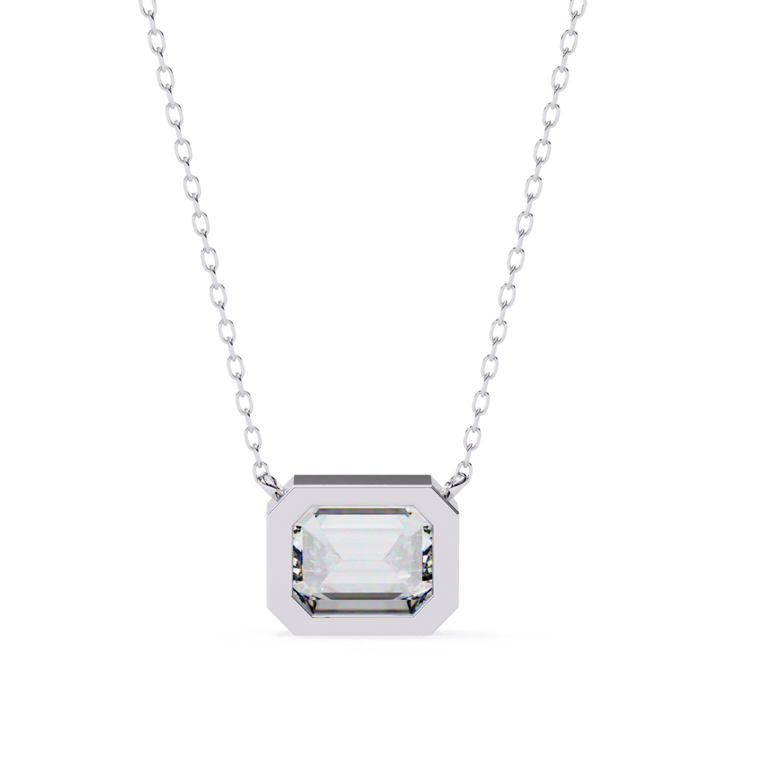 Regal Radiance Lab Grown Diamond Pendant with Chain | Luxury Fine Jewelry