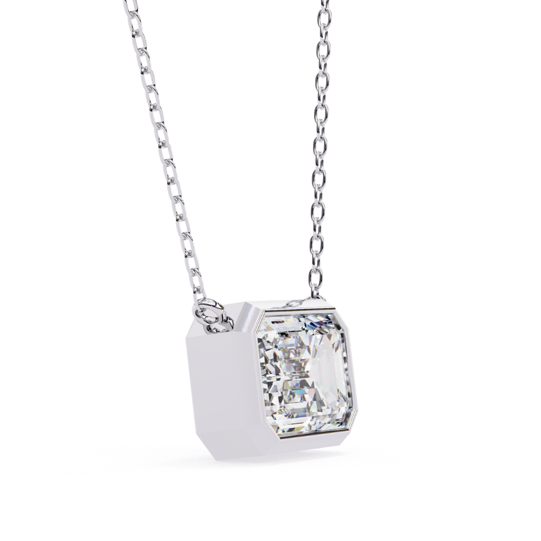 Regal Radiance Lab Grown Diamond Pendant with Chain | Luxury Fine Jewelry