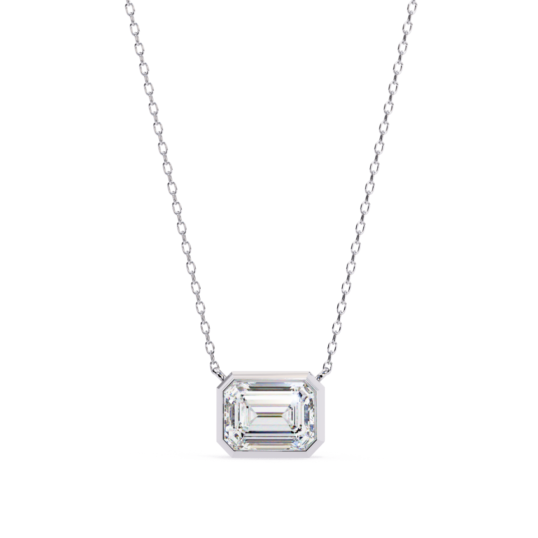 Regal Radiance Lab Grown Diamond Pendant with Chain | Luxury Fine Jewelry