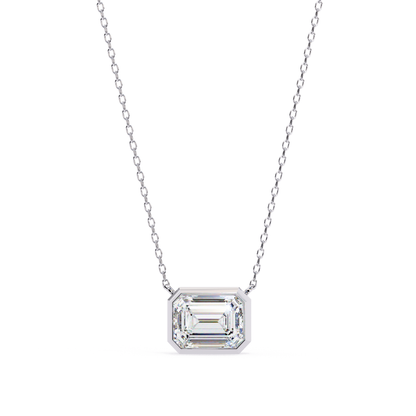 Regal Radiance Lab Grown Diamond Pendant with Chain | Luxury Fine Jewelry