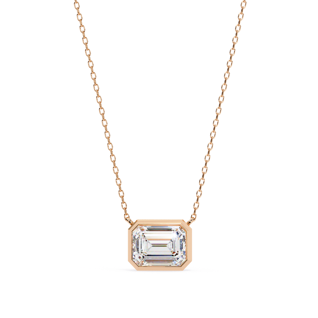 Regal Radiance Lab Grown Diamond Pendant with Chain | Luxury Fine Jewelry