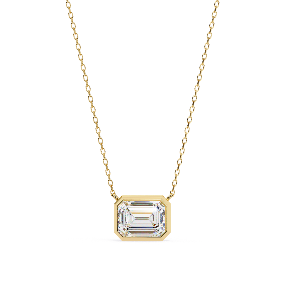 Regal Radiance Lab Grown Diamond Pendant with Chain | Luxury Fine Jewelry