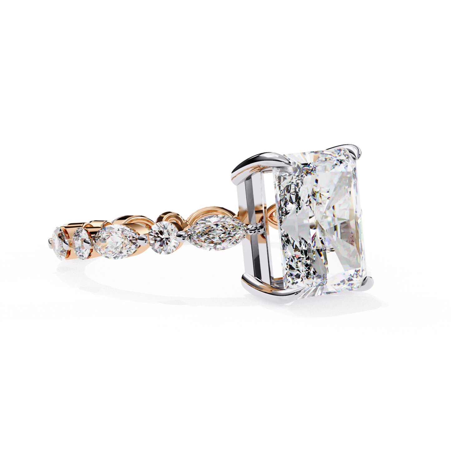 Radiant diamond side view
Radiant cut diamond ring
Diamond band with radiant center
Radiant diamond gold band
Radiant stone ring profile
Diamond ring side angle
Radiant diamond setting
Gold band radiant diamond
Radiant cut ring detail
Diamond ring close view