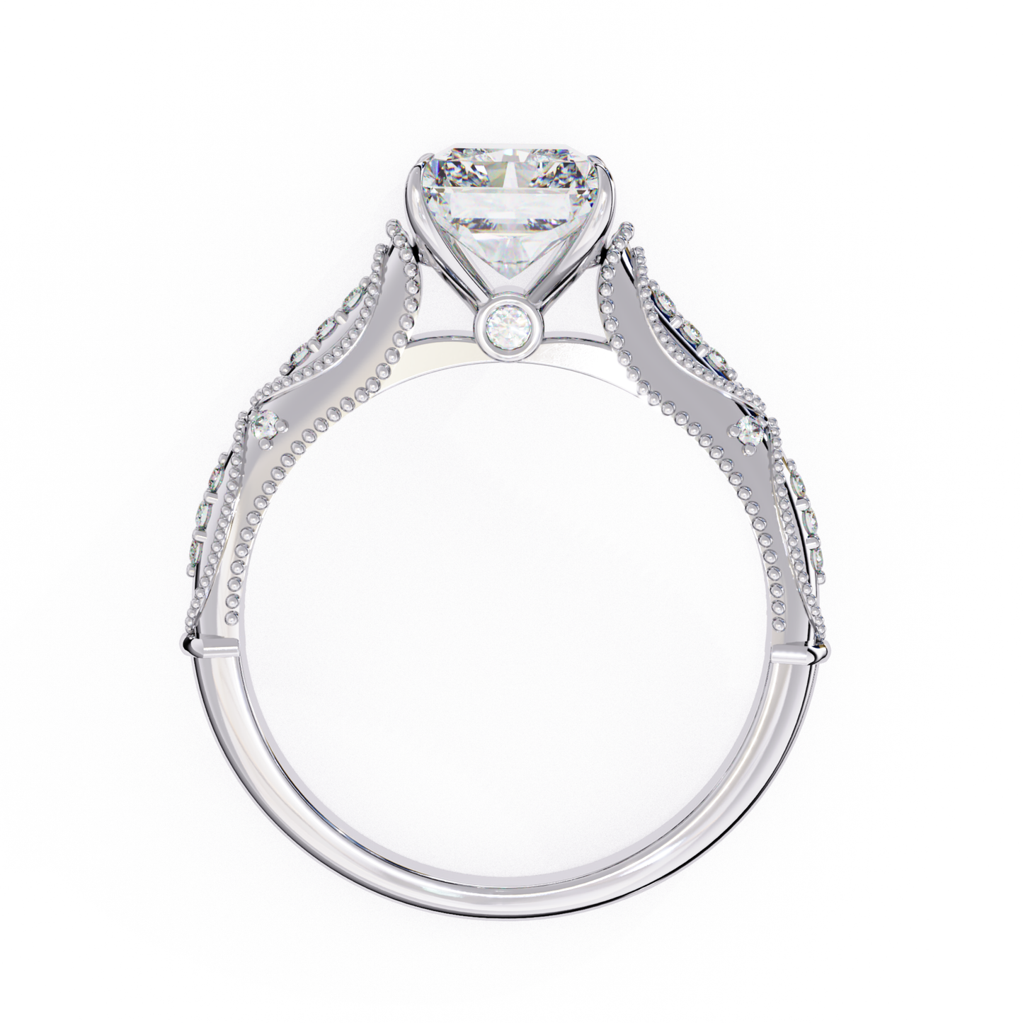 Radiant Diamond Vintage Milgrain Ring Back View In White Gold
Back View Radiant Cut Diamond Ring With Milgrain Details
White Gold Radiant Solitaire Ring Rear Profile
Radiant Diamond Ring Back View With Open Gallery
Vintage Radiant Diamond Ring Rear Angle
Radiant Cut Diamond Ring With Decorative Gallery
White Gold Radiant Ring With Beaded Side Details
Rear View Radiant Diamond Ring With Vintage Design
Radiant Solitaire Ring Back View In White Gold
Vintage Milgrain Radiant Diamond Ring Rear View