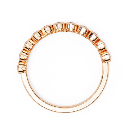 Rose gold bezel diamond band back view
Back side of rose gold bezel diamond ring
Rose gold diamond band rear view
Bezel set diamond band inner view
Rose gold ring back profile
Diamond bezel band inside view
Rose gold diamond band underside
Bezel diamond ring back angle
Rose gold band with bezel setting back
Diamond bezel band back design