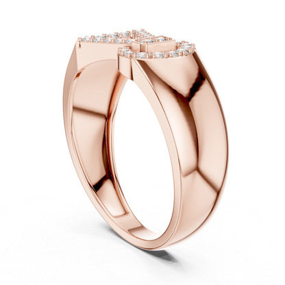 Rear angle rose gold diamond buckle ring
Back side view diamond buckle rose ring
Rose gold buckle ring rear perspective
Angled back profile rose buckle ring
Rose gold statement ring rear view
Rear perspective diamond buckle band ring
Rose gold buckle ring side profile
Back angle rose gold diamond ring
Rose gold geometric buckle ring view
Rear three quarter rose buckle ring