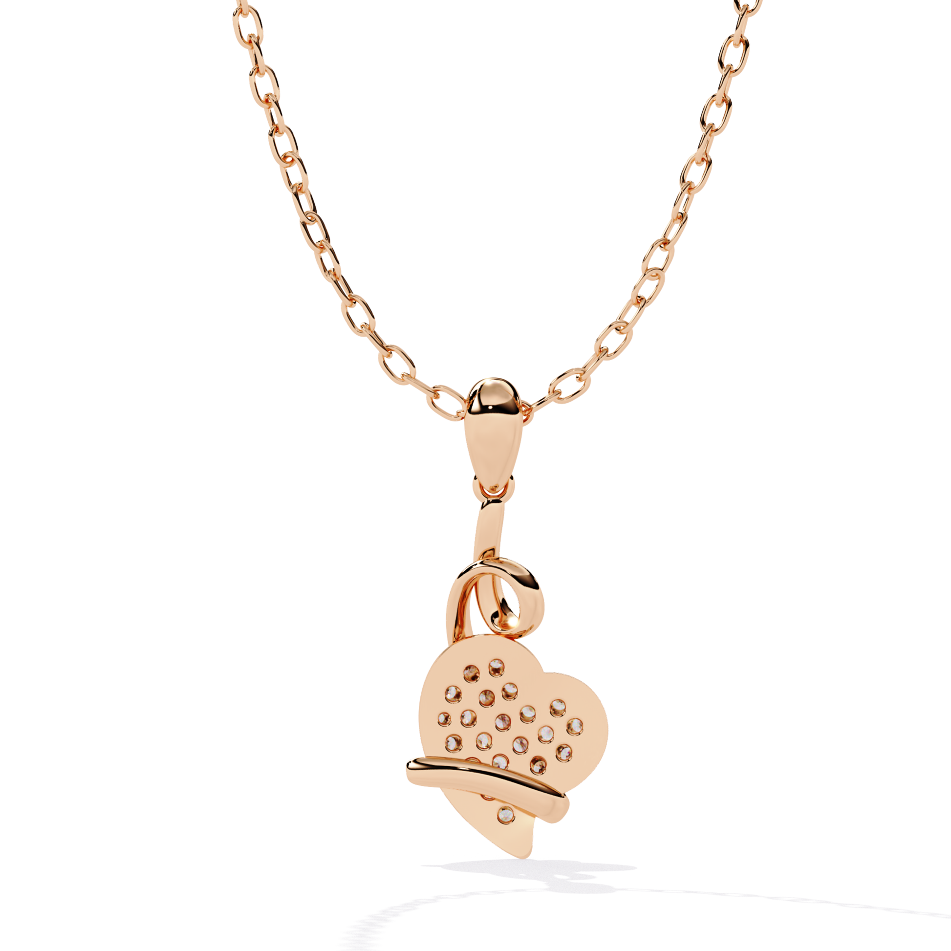 Back View Diamond Heart Twist Pendant in Rose Gold
Rose Gold Heart Pendant Reverse Design
Rear Profile Diamond Heart Pendant Rose Gold
Rose Gold Heart Twist Pendant Back Detail
Reverse Side of Rose Gold Heart Pendant
Rose Gold Diamond Heart Pendant Rear View
Back Profile Curved Heart Pendant Rose Gold
Rose Gold Heart Charm Pendant Reverse
Rear Angle Diamond Heart Twist Pendant
Rose Gold Heart Pendant Back Profile