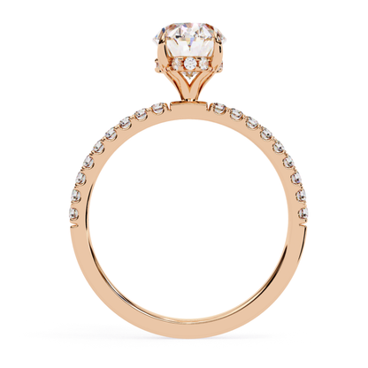 Rose gold ring with center diamond
Diamond set in rose gold band
Solitaire diamond ring in rose gold
Rose gold band with diamond accents
Elegant diamond ring on rose gold
Classic diamond in rose gold setting
Rose gold ring with side stones
Solitaire diamond on rose gold band
Gleaming diamond in rose gold ring
Eternal diamond ring in rose gold
