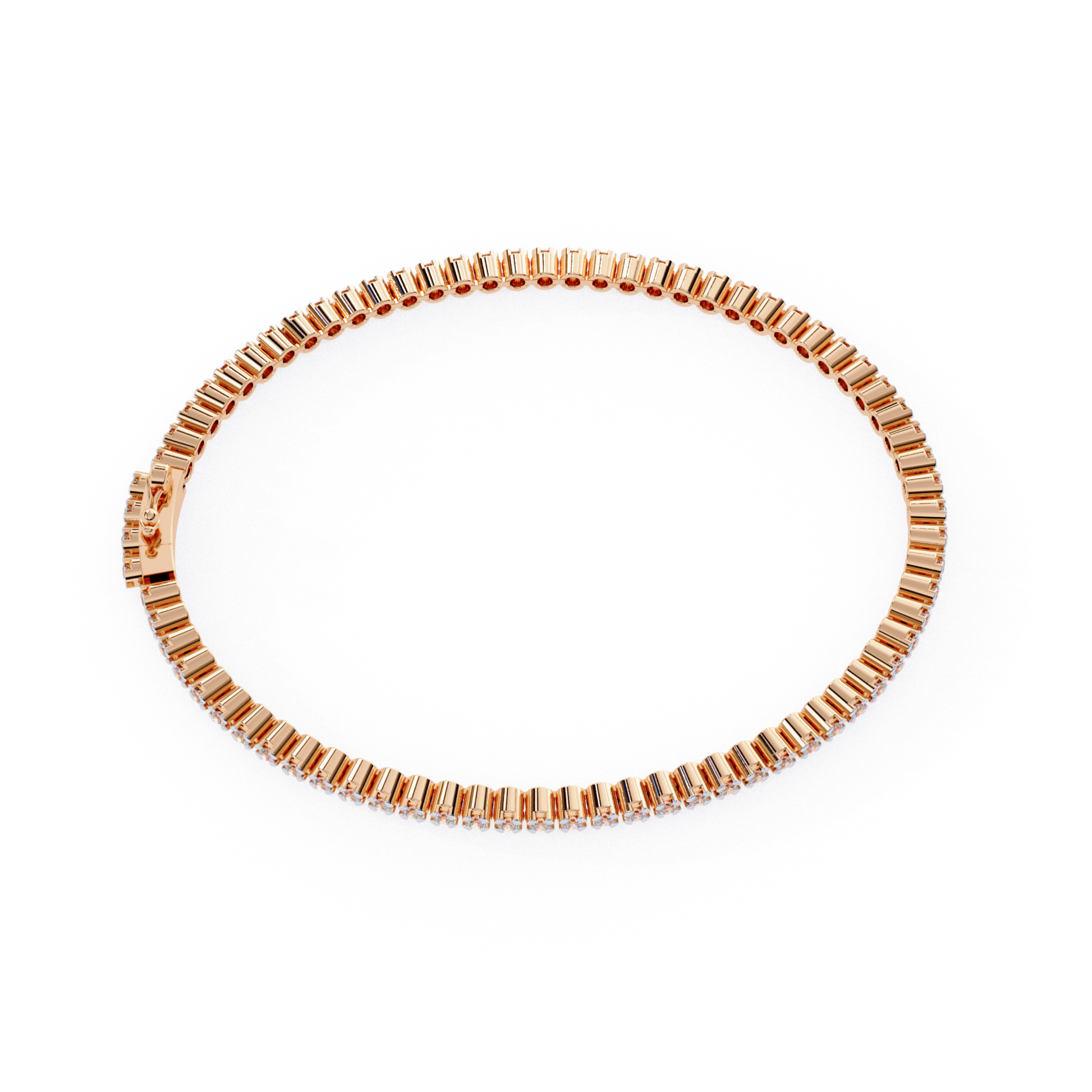 Back View Rose Gold Diamond Tennis Bracelet
Rose Gold Tennis Bracelet Rear Profile View
Diamond Tennis Bracelet Back Side In Rose Gold
Rose Gold Bracelet With Diamond Line Design
Rear View Round Diamond Tennis Bracelet
Rose Gold Diamond Bracelet Back Perspective
Classic Tennis Bracelet Rear View In Rose Gold
Rose Gold Bracelet With Secure Clasp Design
Back Profile Diamond Tennis Bracelet In Gold
Rose Gold Round Diamond Bracelet Back View