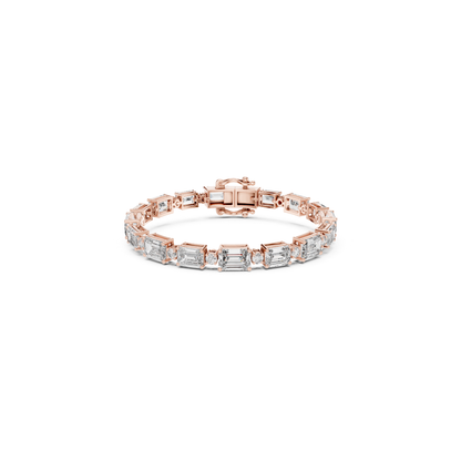 Rose gold emerald and round diamond tennis bracelet
Emerald cut diamonds with round accent stones bracelet
Rose gold mixed shape diamond bracelet
Emerald and round diamond line bracelet
Rose gold bracelet with step cut diamonds
Diamond tennis bracelet with emerald and round stones
Rose gold geometric diamond bracelet design
Emerald shape diamond bracelet with round accents
Mixed cut diamond bracelet in rose gold
Rose gold emerald and round diamond jewelry bracelet