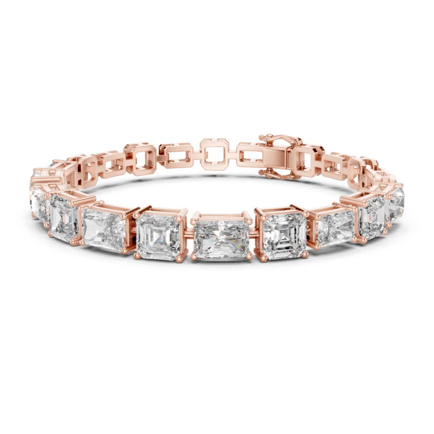 Rose gold bracelet with emerald and radiant cut diamonds
Fancy diamond tennis bracelet in polished rose gold
Elegant rose gold bracelet with geometric diamond shapes
Luxury mixed cut diamond bracelet with box clasp
Rose gold tennis bracelet with statement diamonds
Fine bracelet with emerald and radiant stone layout
Modern diamond bracelet in sleek rose gold finish
Delicate rose gold bracelet with fancy cut stones
Premium tennis bracelet with alternating diamond cuts
Stylish rose gold bracelet with bold diam