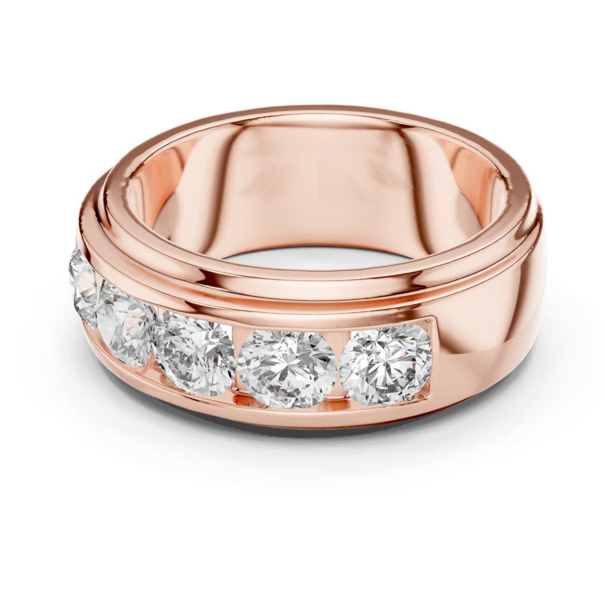 Rose Gold Flush Set Round Diamond Ring
Wide Rose Gold Band With Diamonds
Rose Gold Partial Diamond Band Ring
Modern Rose Gold Diamond Band
Thick Rose Gold Round Diamond Ring
Round Diamond Flush Set Rose Gold Ring
Polished Rose Gold Wide Band Ring
Contemporary Rose Gold Diamond Ring
Rose Gold Channel Style Diamond Band
Bold Rose Gold Round Diamond Ring