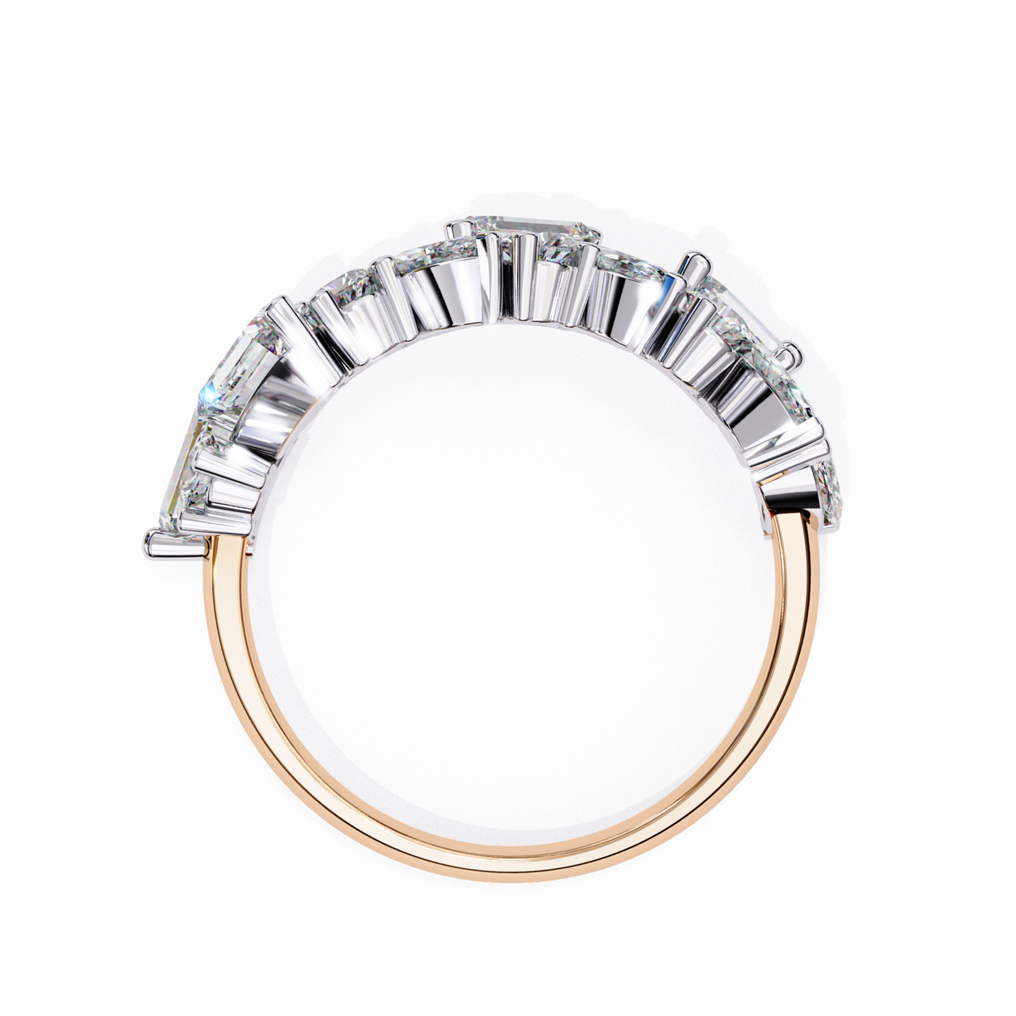 Rose gold graduated baguette diamond band
Luxury rose gold graduated baguette cut diamond ring
Elegant rose gold tapered baguette diamond band
Fine jewelry graduated baguette diamond band top view
Sparkling rose gold baguette diamond anniversary band
Premium graduated baguette diamond wedding band for women
Designer rose gold band with graduated baguette diamonds
Modern rose gold graduated baguette diamond ring
Timeless rose gold graduated baguette diamond band
Classic rose gold tapered baguette diamond ban