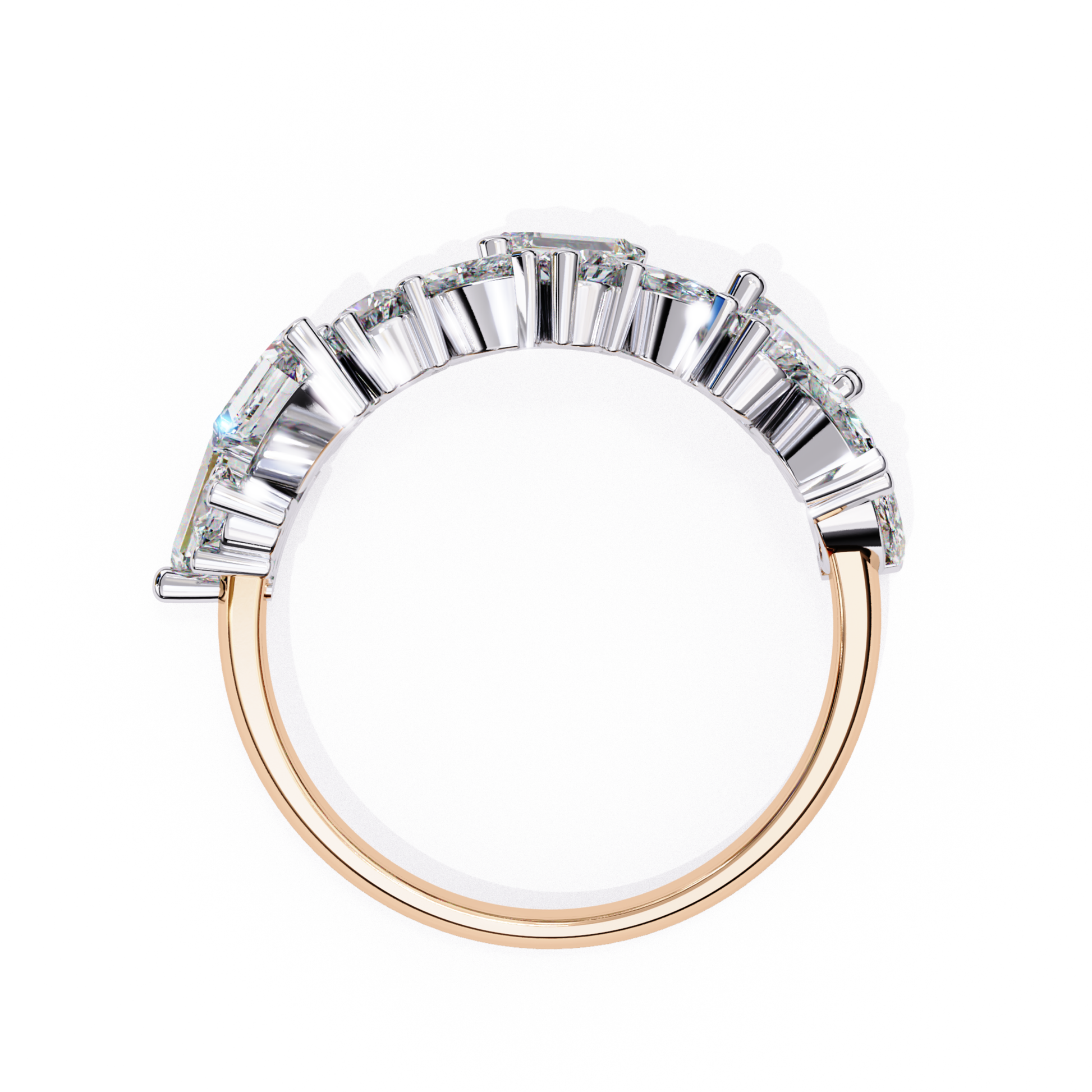 Rose gold graduated baguette diamond band
Luxury rose gold graduated baguette cut diamond ring
Elegant rose gold tapered baguette diamond band
Fine jewelry graduated baguette diamond band top view
Sparkling rose gold baguette diamond anniversary band
Premium graduated baguette diamond wedding band for women
Designer rose gold band with graduated baguette diamonds
Modern rose gold graduated baguette diamond ring
Timeless rose gold graduated baguette diamond band
Classic rose gold tapered baguette diamond ban