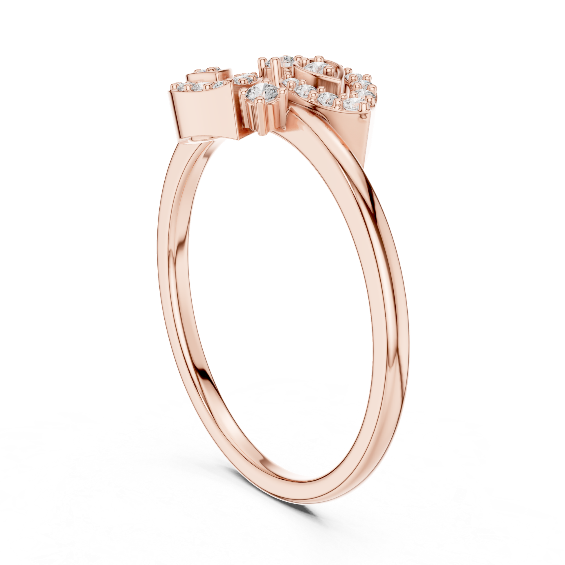 Side view rose gold infinity leaf diamond ring
Rose gold open leaf diamond ring profile angle
Modern rose gold infinity style diamond ring
Rose gold curved leaf motif diamond band
Elegant rose gold pave diamond leaf ring side
Rose gold marquise leaf design ring profile
Contemporary rose gold nature inspired diamond ring
Rose gold flowing leaf diamond band side view
Minimal rose gold openwork leaf diamond ring
Rose gold infinity leaf diamond ring profile