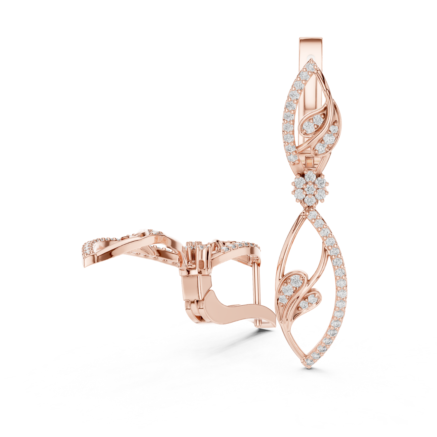 Open floral diamond drop earrings in rose gold
Rose gold open diamond earrings with round diamonds
Round diamond floral drop earrings for women
Open leaf design diamond earrings in rose gold
Rose gold diamond drop earrings with floral motif
Openwork round diamond dangle earrings in rose gold
Floral diamond earrings with open frame design
Rose gold designer drop earrings with round diamonds
Elegant open floral diamond earrings in rose gold
Round diamond open drop earrings for women